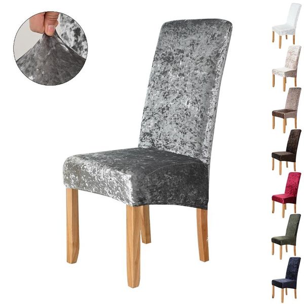 1/4/6/8 pcs shiny plush stretch chair cover velvet seat covers big elastic universal for restaurant el party banquet
1/4/6/8 pcs shiny plush stretch chair cover velvet seat covers big elastic universal for restaurant el party banquet