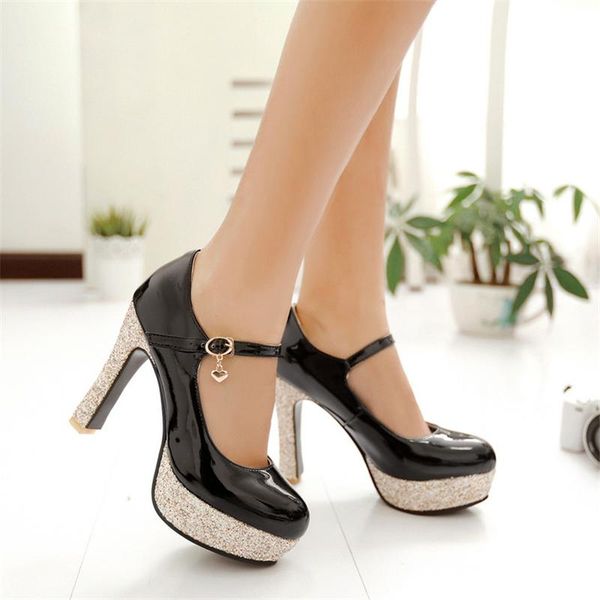 dress shoes sarairis brand 2021 elegant big size 43 high heels party women's woman platform mary janes pumps, Black
dress shoes sarairis brand 2021 elegant big size 43 high heels party women's woman platform mary janes pumps, Black