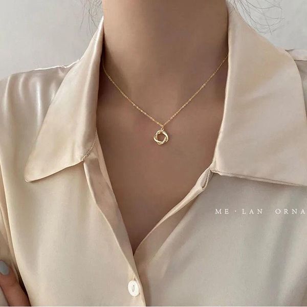 chains simple cute cross twist circle metal pendant necklace for women golden color statement jewelry gifts wholesale, Silver
chains simple cute cross twist circle metal pendant necklace for women golden color statement jewelry gifts wholesale, Silver