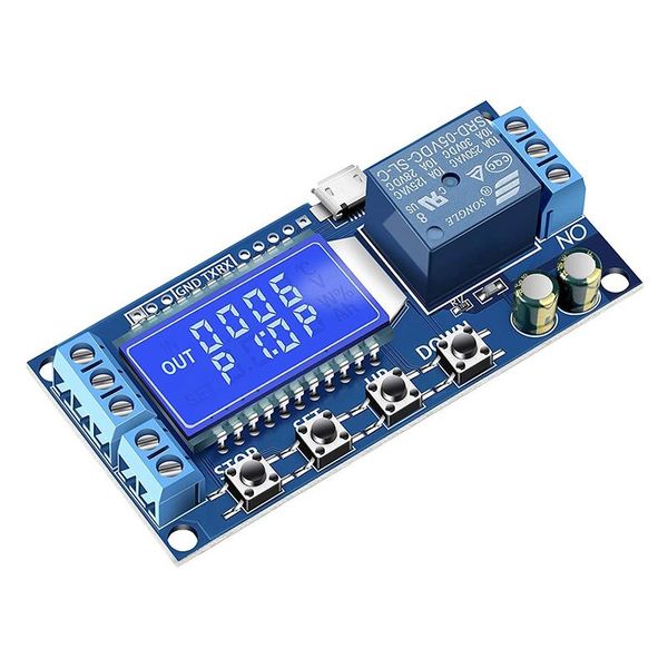 smart home control timer delay,time delay relay dc5v 12v 24v controller board delay-off cycle 0.01s-9999 mins trigger 2pc
smart home control timer delay,time delay relay dc5v 12v 24v controller board delay-off cycle 0.01s-9999 mins trigger 2pc