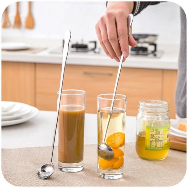 spoons stainless steel long handle spoon kitchen creative ice cream coffee cocktail teaspoons soup ladle tea drink size s/m/l
spoons stainless steel long handle spoon kitchen creative ice cream coffee cocktail teaspoons soup ladle tea drink size s/m/l