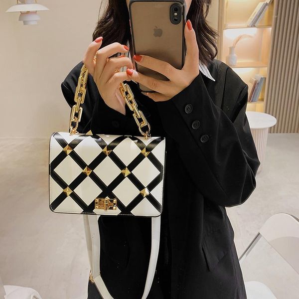 evening bags brand rivet handbag shoulder for women cute square bag luxury designer purses crossbody plaid satchel
evening bags brand rivet handbag shoulder for women cute square bag luxury designer purses crossbody plaid satchel