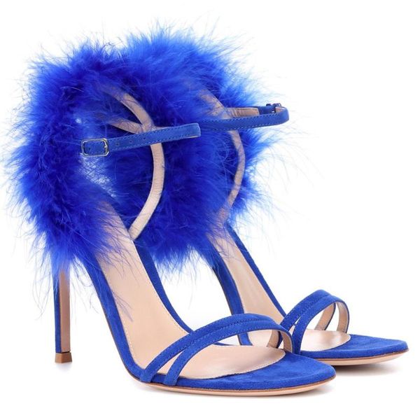 black blue cony hair thin high heel sandals solid feather women party shoes suede stiletto banquet arrival 2021
black blue cony hair thin high heel sandals solid feather women party shoes suede stiletto banquet arrival 2021