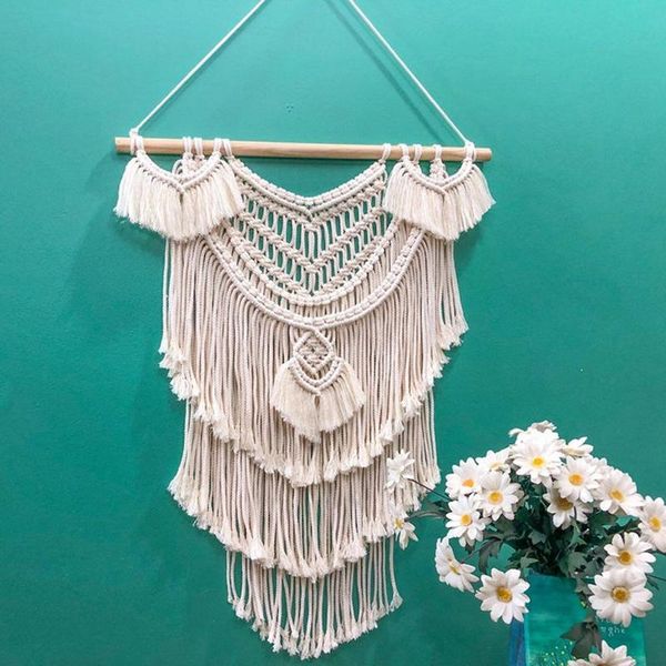 tapestries macrame woven wall hanging boho chic bohemian room geometric tapestry art beautiful dorm decoration 55x75cm
tapestries macrame woven wall hanging boho chic bohemian room geometric tapestry art beautiful dorm decoration 55x75cm