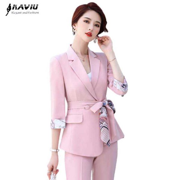 pink pants suit women summer professional half sleeve slim blazer and trousers office ladies fashion casual work wear 210604, White;black
pink pants suit women summer professional half sleeve slim blazer and trousers office ladies fashion casual work wear 210604, White;black