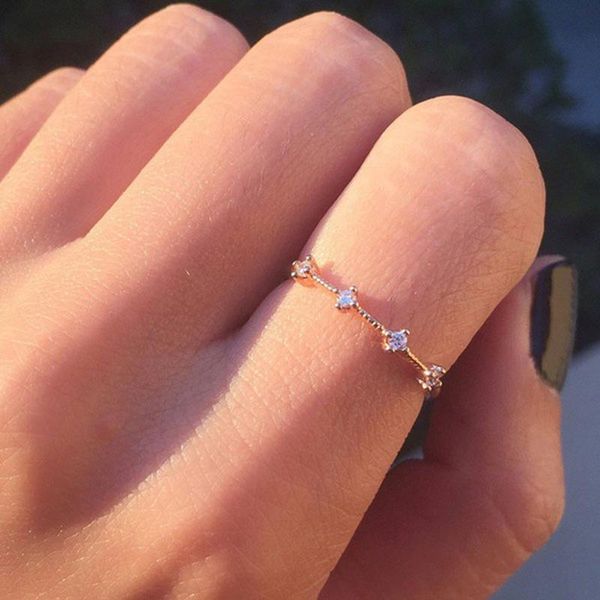 cluster rings delicate thin for women fresh 4 mini cubic zirconia light yellow rose silver color ring fashion jewelry kar306, Golden;silver
cluster rings delicate thin for women fresh 4 mini cubic zirconia light yellow rose silver color ring fashion jewelry kar306, Golden;silver