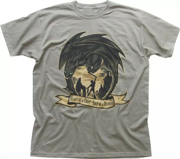 HTTYD How To Train Your Dragon Toothless Zinc grey cotton t-shirt FN9699, White;black
HTTYD How To Train Your Dragon Toothless Zinc grey cotton t-shirt FN9699, White;black