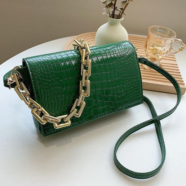 evening bags thick chain pu leather crossbody for women 2021 crocodile pattern small flap bag underarm baguette shoulder handbag female
evening bags thick chain pu leather crossbody for women 2021 crocodile pattern small flap bag underarm baguette shoulder handbag female