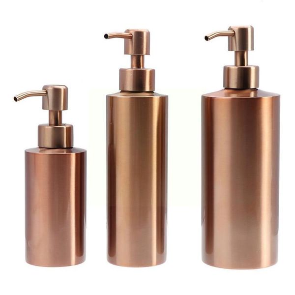 liquid soap dispenser 250/350/550ml rose gold stainlesssteel washroom hand kitchen sanitizer bottle bathroom shampoo lotion f4u8 
liquid soap dispenser 250/350/550ml rose gold stainlesssteel washroom hand kitchen sanitizer bottle bathroom shampoo lotion f4u8
