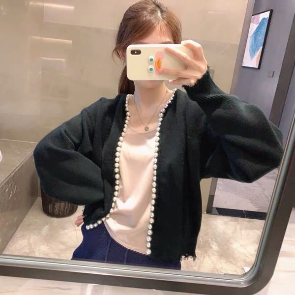 sllsky elegant pearl buttons black white cardigans women 2021 autumn winter oversize long sleeve fashion lady knitted sweater, White;black
sllsky elegant pearl buttons black white cardigans women 2021 autumn winter oversize long sleeve fashion lady knitted sweater, White;black