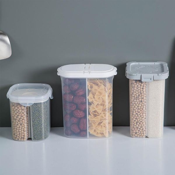 storage bottles & jars box kitchen moisture-proof sealed plastic transparent with lids four grids containers for dry cereals
storage bottles & jars box kitchen moisture-proof sealed plastic transparent with lids four grids containers for dry cereals
