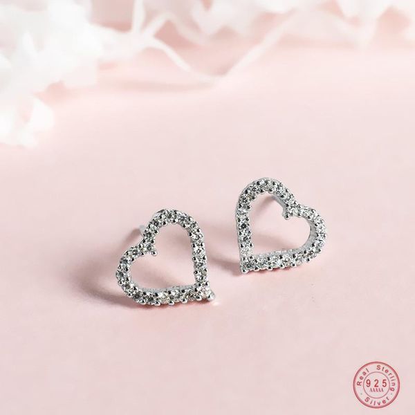 sterling silver korean version simple pavé zircon heart earrings women wedding party jewelry accessories girlfriend gifts stud, Golden;silver
sterling silver korean version simple pavé zircon heart earrings women wedding party jewelry accessories girlfriend gifts stud, Golden;silver