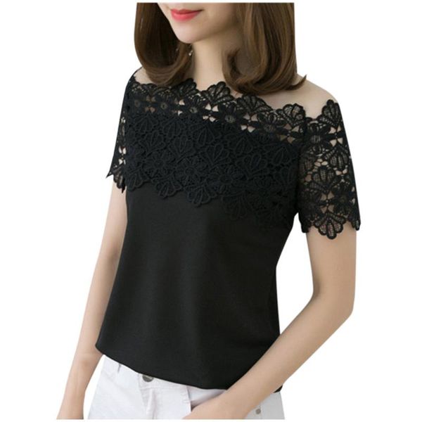 off shoulder lace blouse fashion summer crochet hollowed-out shirt casual ladies stitching collar #0318g30 women's blouses & shirts, White
off shoulder lace blouse fashion summer crochet hollowed-out shirt casual ladies stitching collar #0318g30 women's blouses & shirts, White