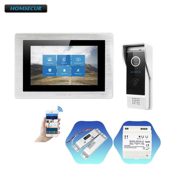 7" hands-ip rj-45 wired video&audio home intercom with intra-monitor audio drop bolt lock included video door phones
7" hands-ip rj-45 wired video&audio home intercom with intra-monitor audio drop bolt lock included video door phones