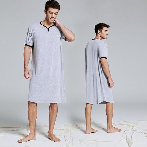 men's sleepwear summer long pajama men pajamas silk soft loose nightgown set loungewear 6rdw, Black;brown
men's sleepwear summer long pajama men pajamas silk soft loose nightgown set loungewear 6rdw, Black;brown