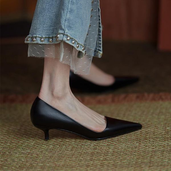 women pumps toe pointed shoes soild color slip-on 4cm thin heel 2021 fashion casual party female dress, Black
women pumps toe pointed shoes soild color slip-on 4cm thin heel 2021 fashion casual party female dress, Black