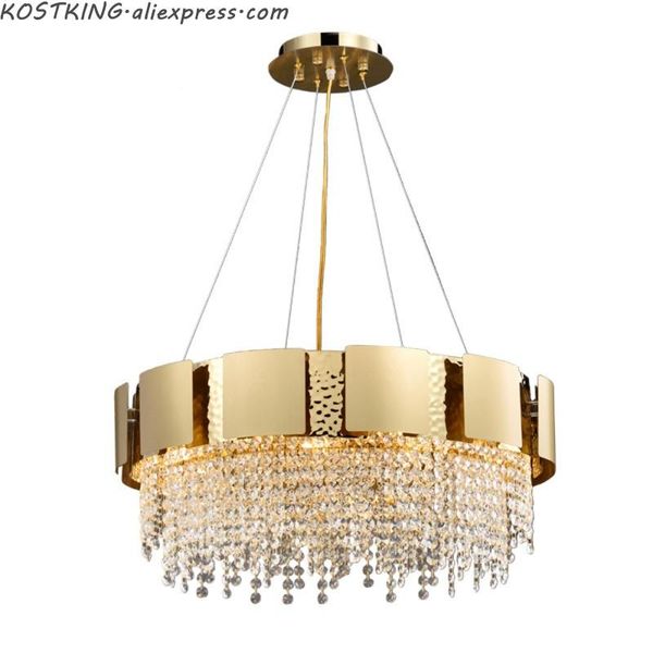 chandeliers modern crystal chandelier for living room luxury lamp gold stainless steel dinning lighting
chandeliers modern crystal chandelier for living room luxury lamp gold stainless steel dinning lighting