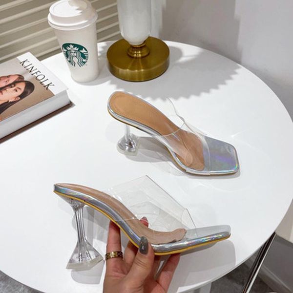 sandals fashion pvc women summer open toed high heels transparent heel slippers party shoes pumps 2021, Black
sandals fashion pvc women summer open toed high heels transparent heel slippers party shoes pumps 2021, Black