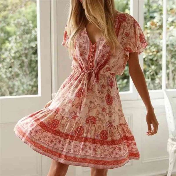 foridol summer boho floral print boho short beach dress v neck ruffle button casual pink holiday vintage sash casual dress 210415, Black;gray
foridol summer boho floral print boho short beach dress v neck ruffle button casual pink holiday vintage sash casual dress 210415, Black;gray