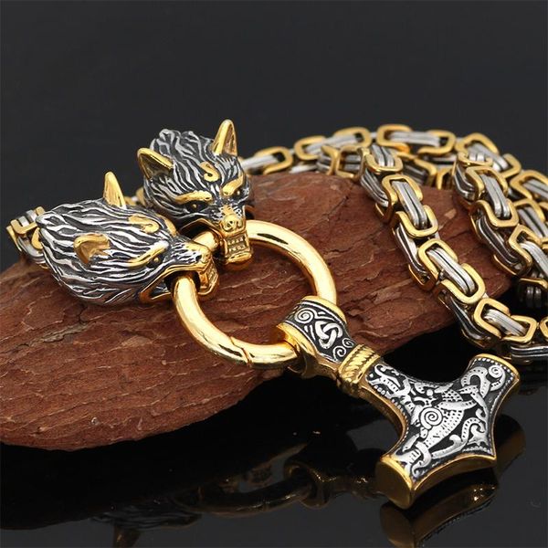 pendant necklaces nordic celtic wolf men's necklace viking head stainless steel scandinavian rune accessories norse amulet jewelry, Silver
pendant necklaces nordic celtic wolf men's necklace viking head stainless steel scandinavian rune accessories norse amulet jewelry, Silver