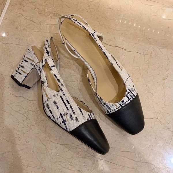 sandals summer fashion square heels for women pointed toe elegant shoes genuine learther, Black
sandals summer fashion square heels for women pointed toe elegant shoes genuine learther, Black