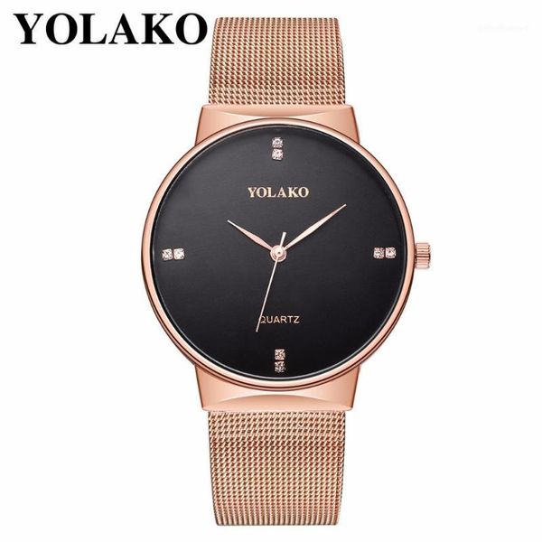 wristwatches yolako brand men stainless steel clock male quartz sport watch casual relogio masculino, Slivery;brown
wristwatches yolako brand men stainless steel clock male quartz sport watch casual relogio masculino, Slivery;brown