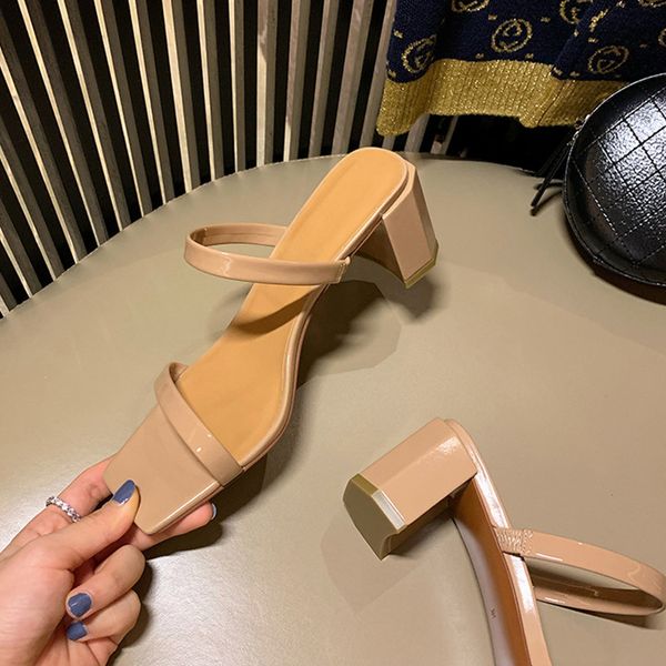 flip flop fashion slippers shoes summer korean style all-match wear-resistant open toe chunky heel high heels women, Black
flip flop fashion slippers shoes summer korean style all-match wear-resistant open toe chunky heel high heels women, Black