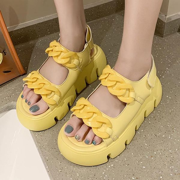 sandals summer women platform solid color fashion chain design open toe 2021thick bottom beach black woman shoes
sandals summer women platform solid color fashion chain design open toe 2021thick bottom beach black woman shoes
