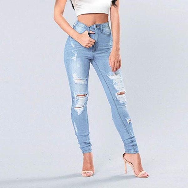 plus size women's jeans hole button zipper pocket casual fashion high waist slim pencil denim pants female street, Blue
plus size women's jeans hole button zipper pocket casual fashion high waist slim pencil denim pants female street, Blue