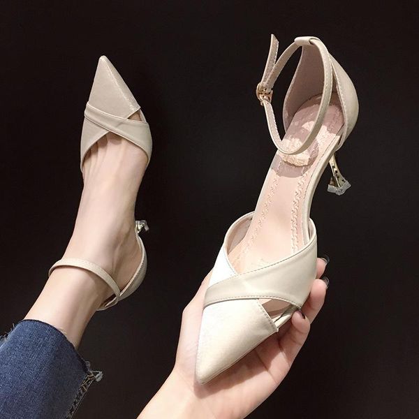 sandals fairy style summer pointed toe evening casual single shoes high heels stiletto, Black
sandals fairy style summer pointed toe evening casual single shoes high heels stiletto, Black