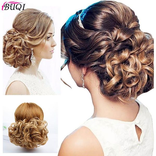 synthetic wigs buqi fashion women's bun elastic hair net comb clip in bridal wig, Black
synthetic wigs buqi fashion women's bun elastic hair net comb clip in bridal wig, Black