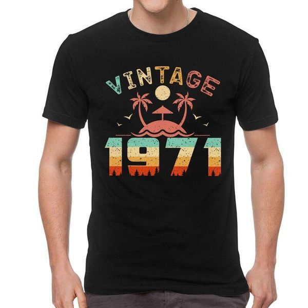 men's t-shirts vintage 1971 t shirt for men 100% cotton print graphic tshirt short sleeve 50th 50 years old birthday tee, White;black
men's t-shirts vintage 1971 t shirt for men 100% cotton print graphic tshirt short sleeve 50th 50 years old birthday tee, White;black