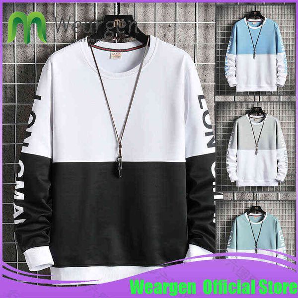 weargen men sweatshirt casual hip hop streetwear loose hoodies mens hoodie patchwork pullover male autumn tracksu wy1840 g1214, Black
weargen men sweatshirt casual hip hop streetwear loose hoodies mens hoodie patchwork pullover male autumn tracksu wy1840 g1214, Black