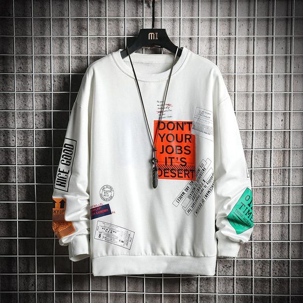 men's hoodies & sweatshirts 2021 crewneck men oversized harajuku japanese streetwear hip hop white hoodie, Black
men's hoodies & sweatshirts 2021 crewneck men oversized harajuku japanese streetwear hip hop white hoodie, Black