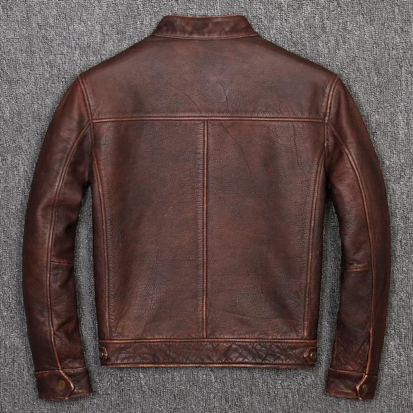men's leather & faux clothes jacket 2021 real cow coat for men casual moto&biker street style plus size short slim 025, Black
men's leather & faux clothes jacket 2021 real cow coat for men casual moto&biker street style plus size short slim 025, Black