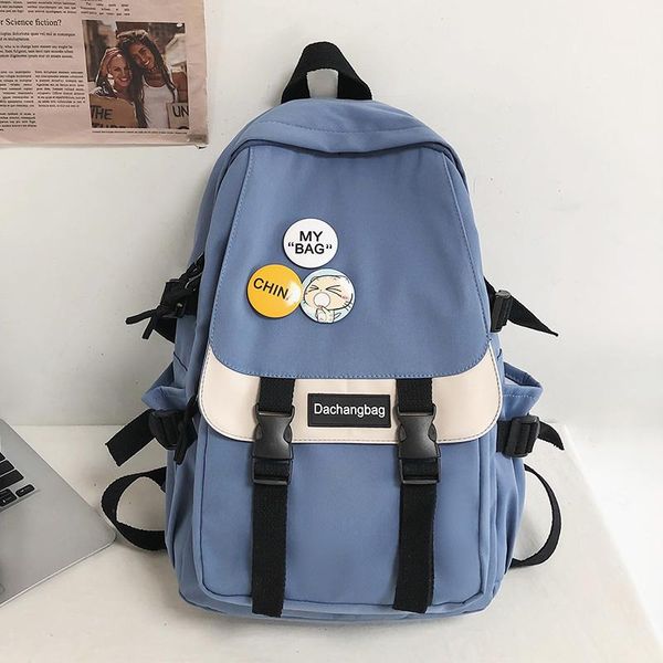 backpack college students schoolbag male fashion patchwork color travel high school junior female
backpack college students schoolbag male fashion patchwork color travel high school junior female