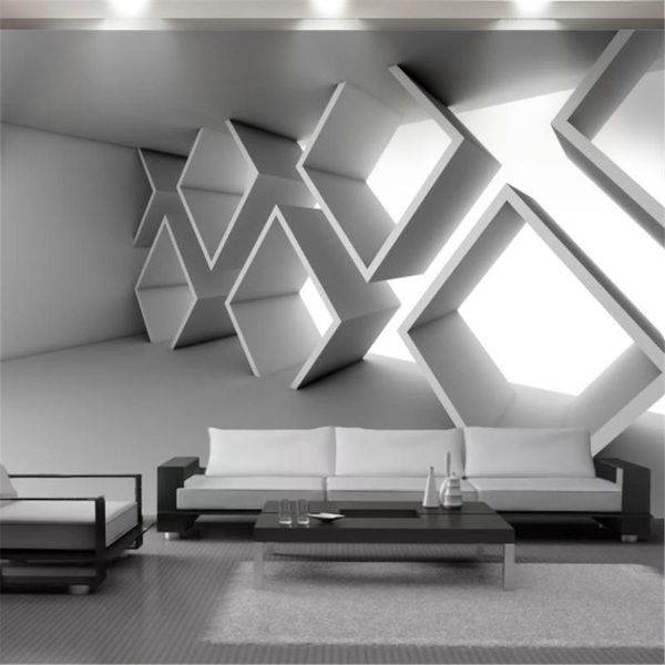 wallpapers 3d wallpaper wallcovering living room white geometric figure space mural interior home decor modern painting
wallpapers 3d wallpaper wallcovering living room white geometric figure space mural interior home decor modern painting