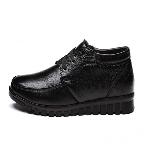 boots yaerni women shoes winter fashion genuine leather wedges ankle mother lace-up snow e6471 edk9, Black
boots yaerni women shoes winter fashion genuine leather wedges ankle mother lace-up snow e6471 edk9, Black