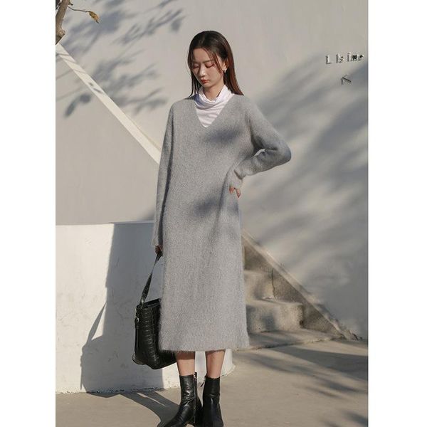 casual dresses space2021 han edition pure color of autumn fund women cultivate morality v-neck raccoon villi knitted dress 7907, Black;gray
casual dresses space2021 han edition pure color of autumn fund women cultivate morality v-neck raccoon villi knitted dress 7907, Black;gray