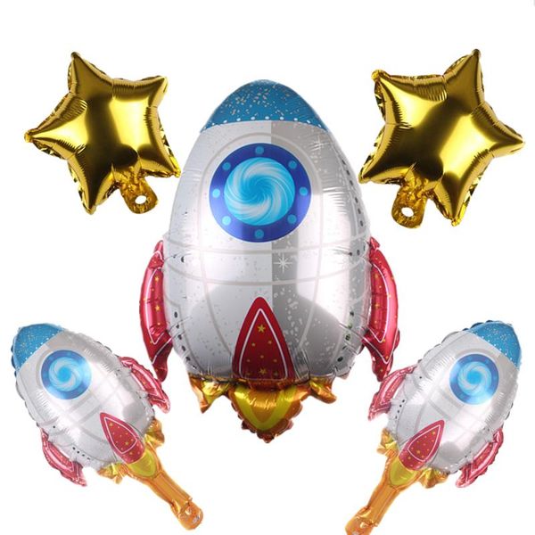 party decoration 5pcs astronaut rocket plane space universe series combination set aviation theme children's birthday balloons
party decoration 5pcs astronaut rocket plane space universe series combination set aviation theme children's birthday balloons