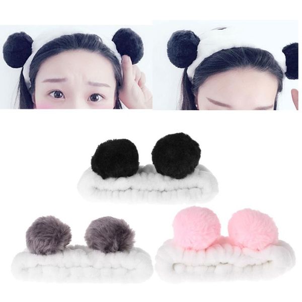 cute panda ear headband women hair band wash shower make up face spa hairband wrap elastic on head caps
cute panda ear headband women hair band wash shower make up face spa hairband wrap elastic on head caps