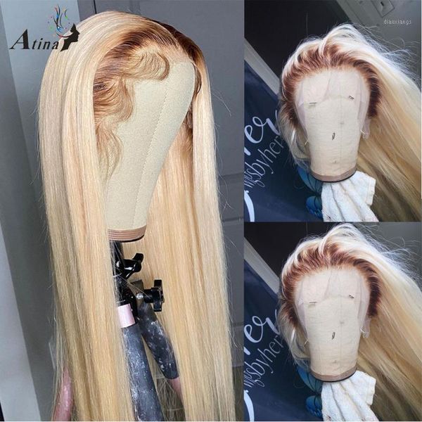 straight ombre 613 blonde lace front human hair wig bleach knots hd transparent glueless natural hairline for black women wigs1, Black;brown
straight ombre 613 blonde lace front human hair wig bleach knots hd transparent glueless natural hairline for black women wigs1, Black;brown