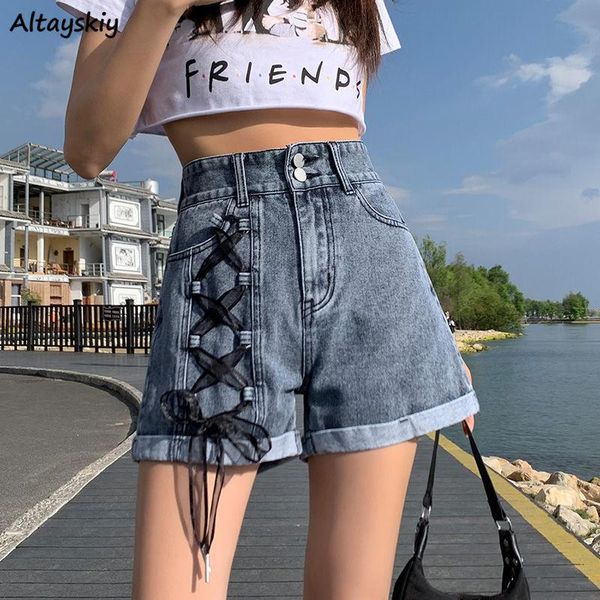 women's shorts women fashionable ribbons high waist abdomen chic student summer streetwear harajuku all-match stylish daily mujer denim, White;black
women's shorts women fashionable ribbons high waist abdomen chic student summer streetwear harajuku all-match stylish daily mujer denim, White;black