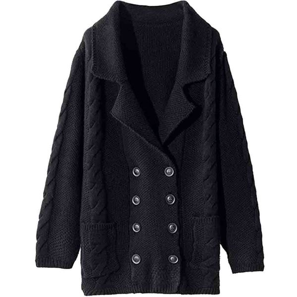 women's sweaters european and american-style autumn winter women's button with pockets suit collar long-sleeve cable sweater ppgq, White;black
women's sweaters european and american-style autumn winter women's button with pockets suit collar long-sleeve cable sweater ppgq, White;black