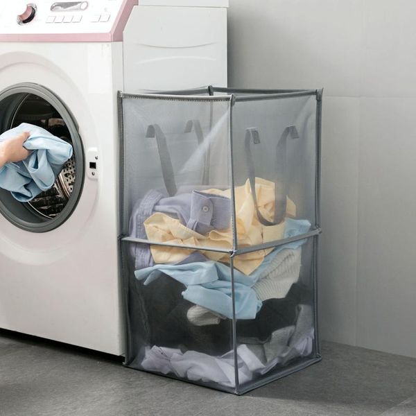 foldable clothes storage baskets mesh washing dirty laundry basket portable sundries organizer toy container & organization
foldable clothes storage baskets mesh washing dirty laundry basket portable sundries organizer toy container & organization