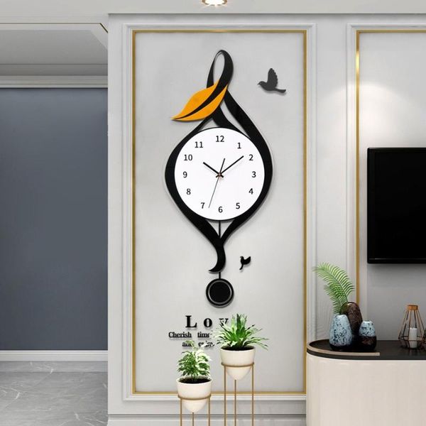 wall clocks large clock living room modern design atmospheric nordic light luxury pendulum decor
wall clocks large clock living room modern design atmospheric nordic light luxury pendulum decor