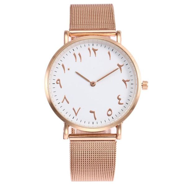 wristwatches fashion women watches arabic number stainless steel mesh band quartz watch luxury rose gold montre femme, Slivery;brown
wristwatches fashion women watches arabic number stainless steel mesh band quartz watch luxury rose gold montre femme, Slivery;brown