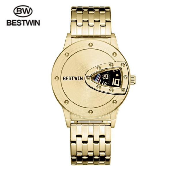 wristwatches 2021 win trend cool men's wrist watch stainless steel technology fashion quartz for men relogio masculino, Slivery;brown
wristwatches 2021 win trend cool men's wrist watch stainless steel technology fashion quartz for men relogio masculino, Slivery;brown
