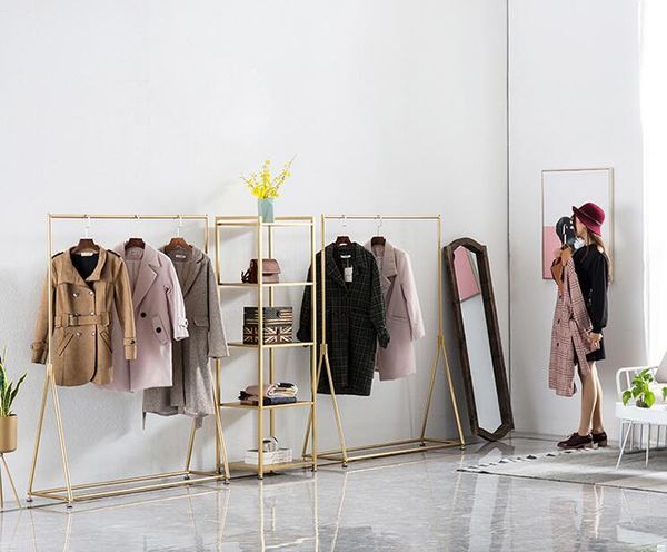 hangers & racks iron art clothing display rack floor-to-ceiling store men's and women's shelves simple clothes s
hangers & racks iron art clothing display rack floor-to-ceiling store men's and women's shelves simple clothes s