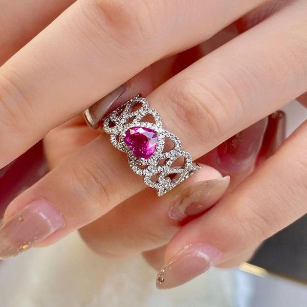 wedding rings brillian korea fashion cute rose red heart shape adjustable size woman ring bride jewelry party birthday sisters gift, Slivery;golden
wedding rings brillian korea fashion cute rose red heart shape adjustable size woman ring bride jewelry party birthday sisters gift, Slivery;golden